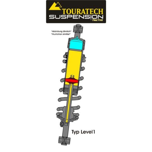 01-405-5860-0 Touratech Suspension Federbein fuer Honda NC750S 2012-2017 Typ Level1