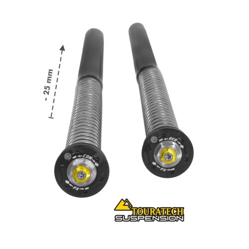 01-632-5897-0 Touratech Suspension Tieferlegung -25mm Cartridge Kit fuer Yamaha Tenere 700 World Raid ab 2022