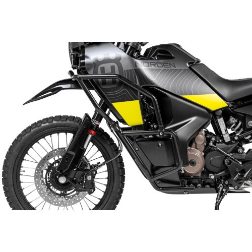 01-414-5163-0 Verkleidungsschutzbuegel Edelstahl, Schwarz fuer Husqvarna Norden 901