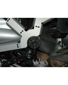 Abdeckung Schwingendrehpunkt  BMW R1200GS bis 2012/R1200GS Adventure bis 2013/RnineT/ RnineT Scrambler/ RnineT Urban G/S, links  schwarz