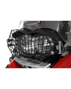 Scheinwerferschutz Edelstahl schwarz mit Schnellverschluss für BMW R1200GS bis 2012/R1200GS Adventure bis 2013 *OFFROAD USE ONLY*