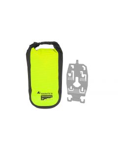 ZEGA Evo Zubehörhalter mit Touratech Waterproof Zusatztasche "High Visibility", Größe L