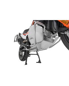 Motorschutz RALLYE Evo, Alu Natur für KTM 790 Adventure/ 790 Adventure R - KTM Hauptständer