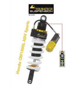 Touratech Suspension Federbein für Honda CRF1000L Adventure Sports ab 2018 Typ Level2/PDS