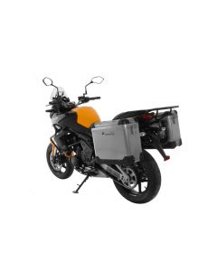 ZEGA Pro Koffersystem 31/31 Liter mit Stahlträger schwarz für Kawasaki Versys 650 (2010-2014)