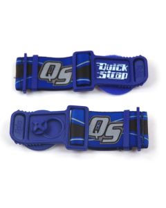 Brillenbefestigung QUICK STRAPS  für Endurohelm, blau