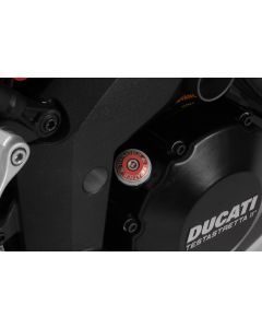 Stopfen für Öleinfüllöffnung, rot eloxiert für Ducati Multistrada 1200