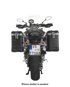 ZEGA Pro Koffersystem "And-Black" 31/31 Liter mit Edelstahlträger schwarz für Yamaha MT-09 Tracer (2015-2017)