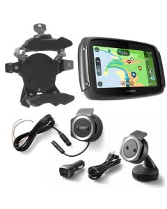 01-060-1473-0 TomTom Rider 550 mit weltweiten Karten, Bike & Car Set, schwarz